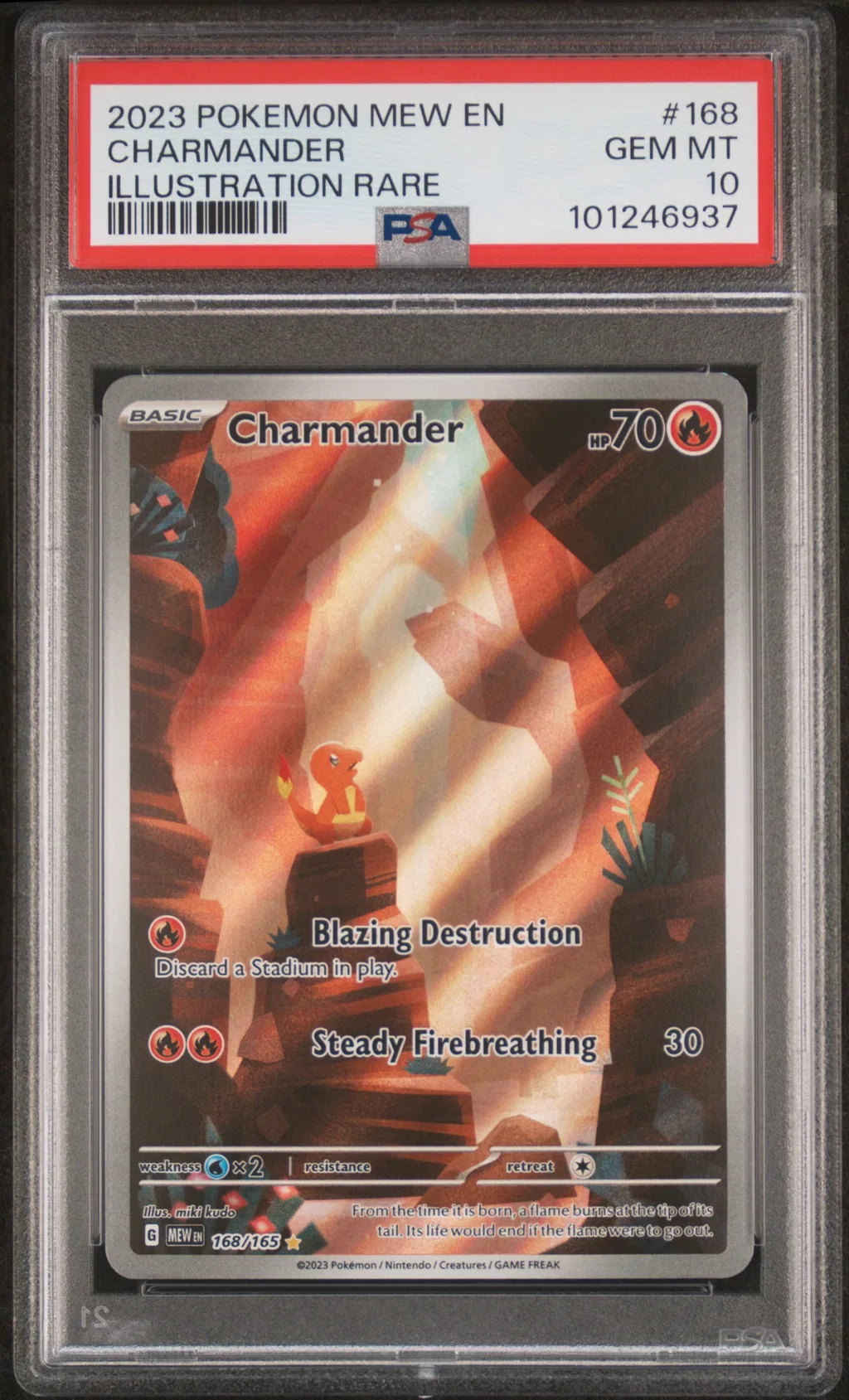 Charmander card artwork