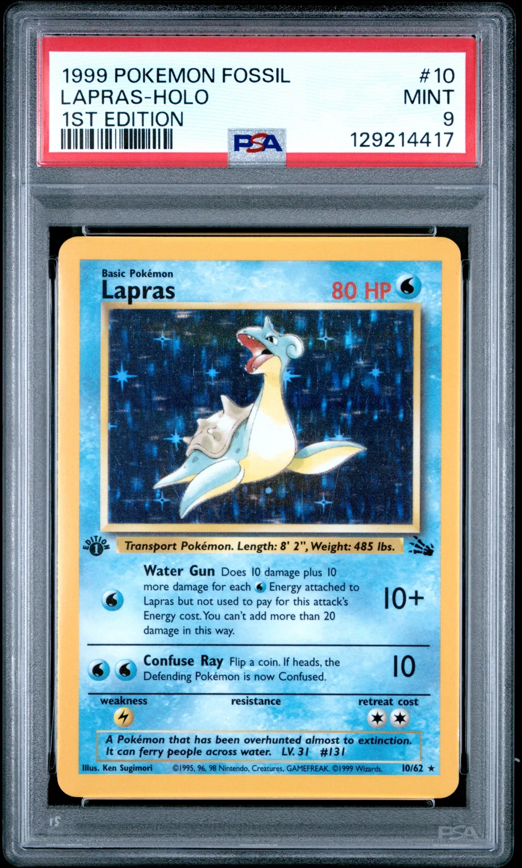 Lapras-Holo card artwork