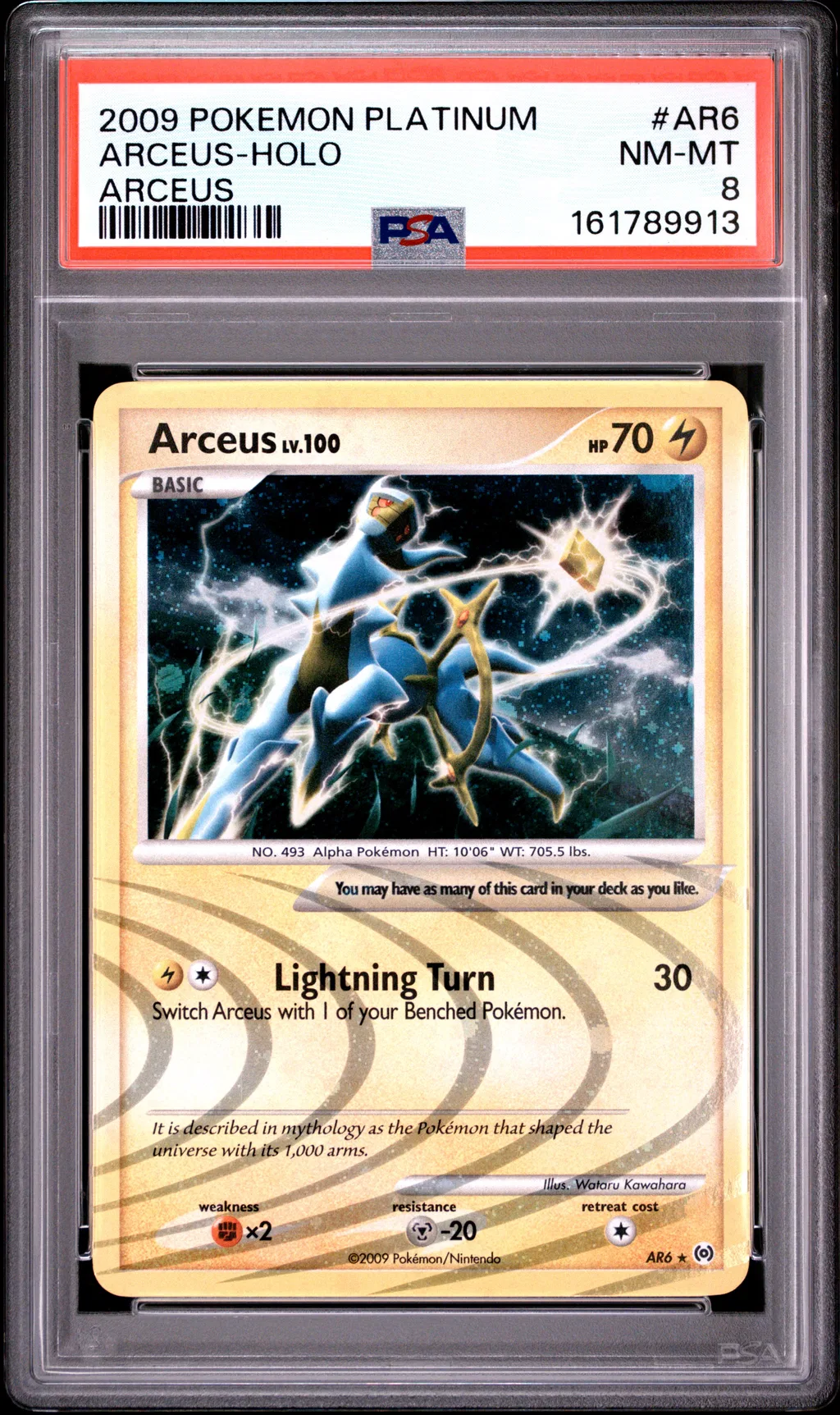 Arceus-Holo card artwork