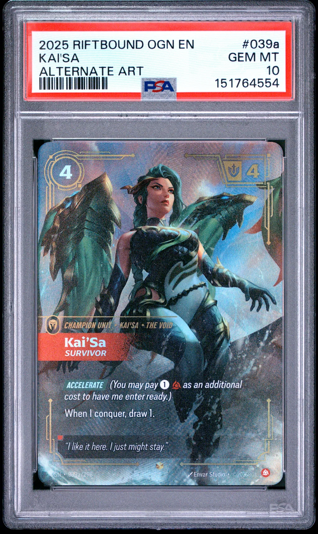 Kai'SA - Survivor card artwork