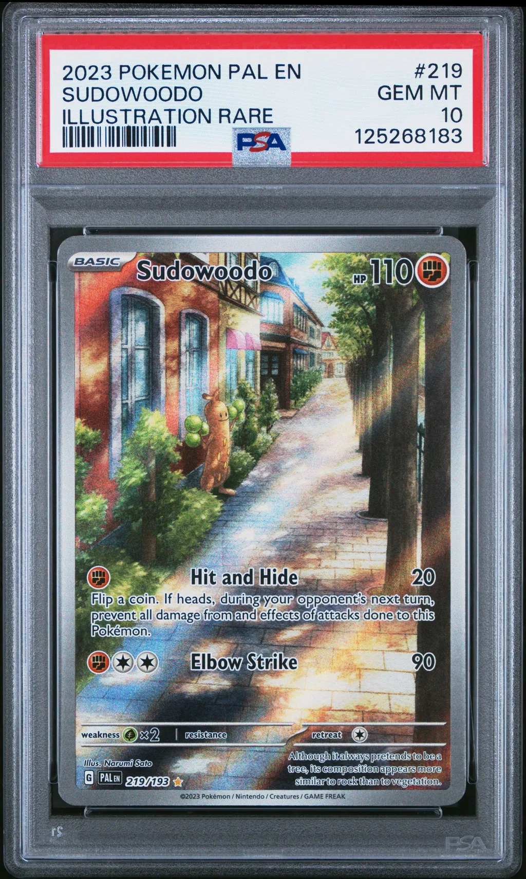 Sudowoodo card artwork