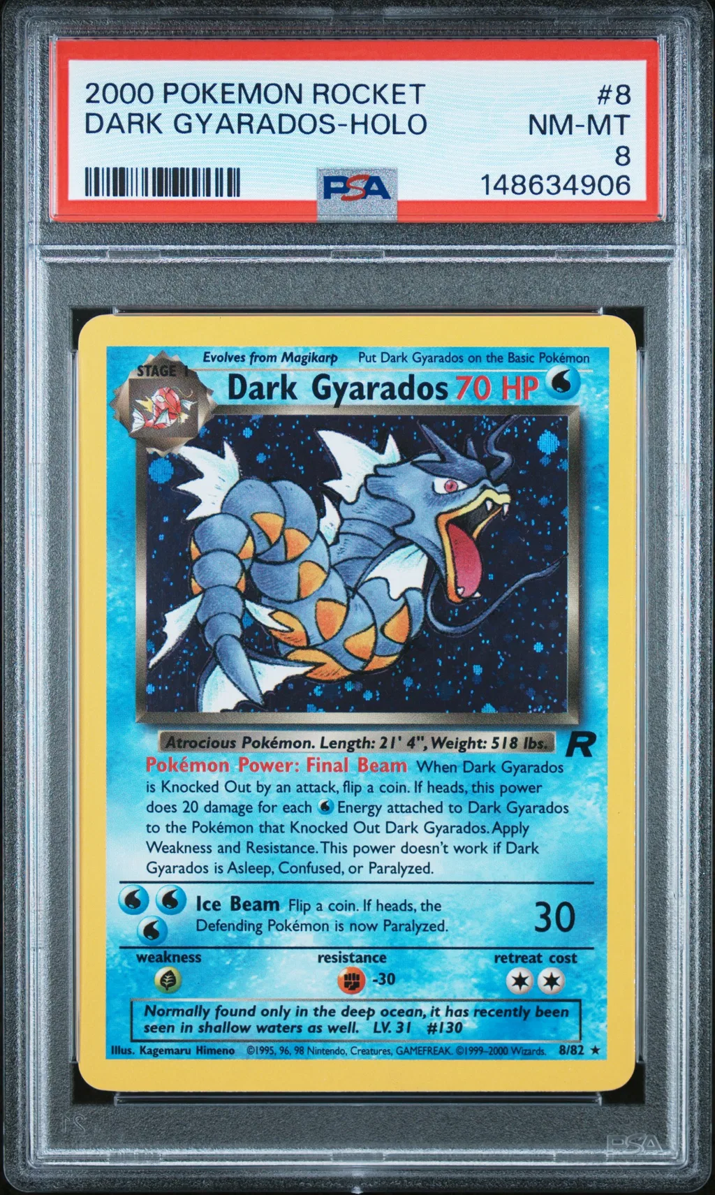 Dark Gyarados-Holo card artwork