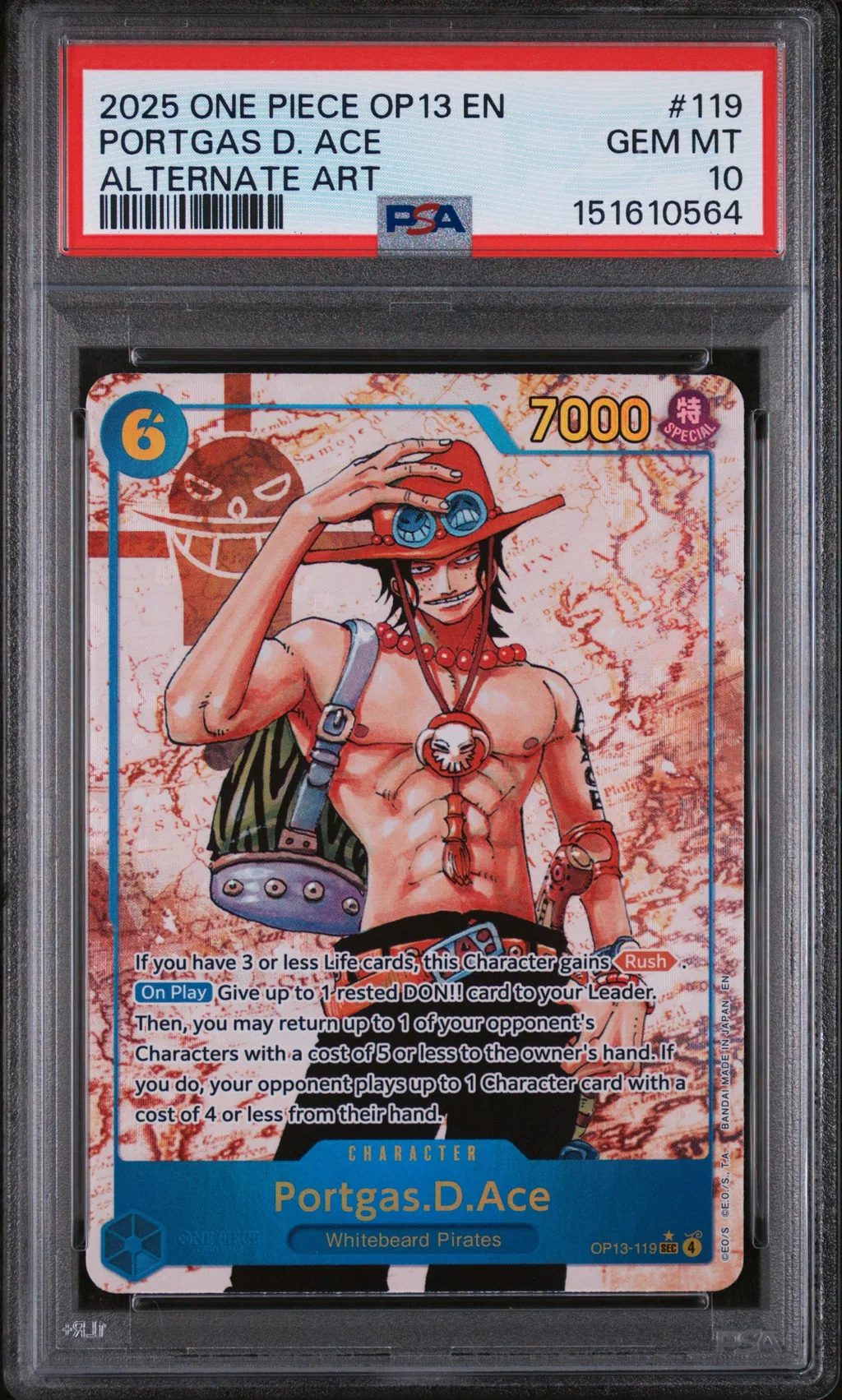 Portgas D. Ace card artwork