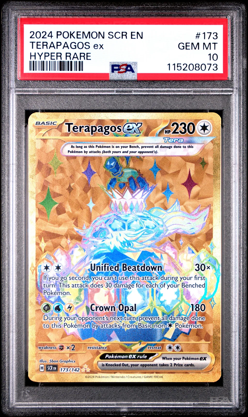 Terapagos EX card artwork