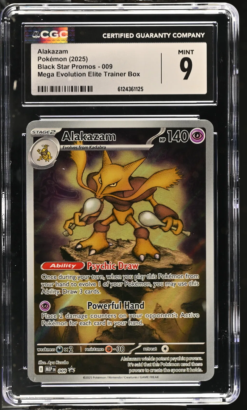 Alakazam card artwork