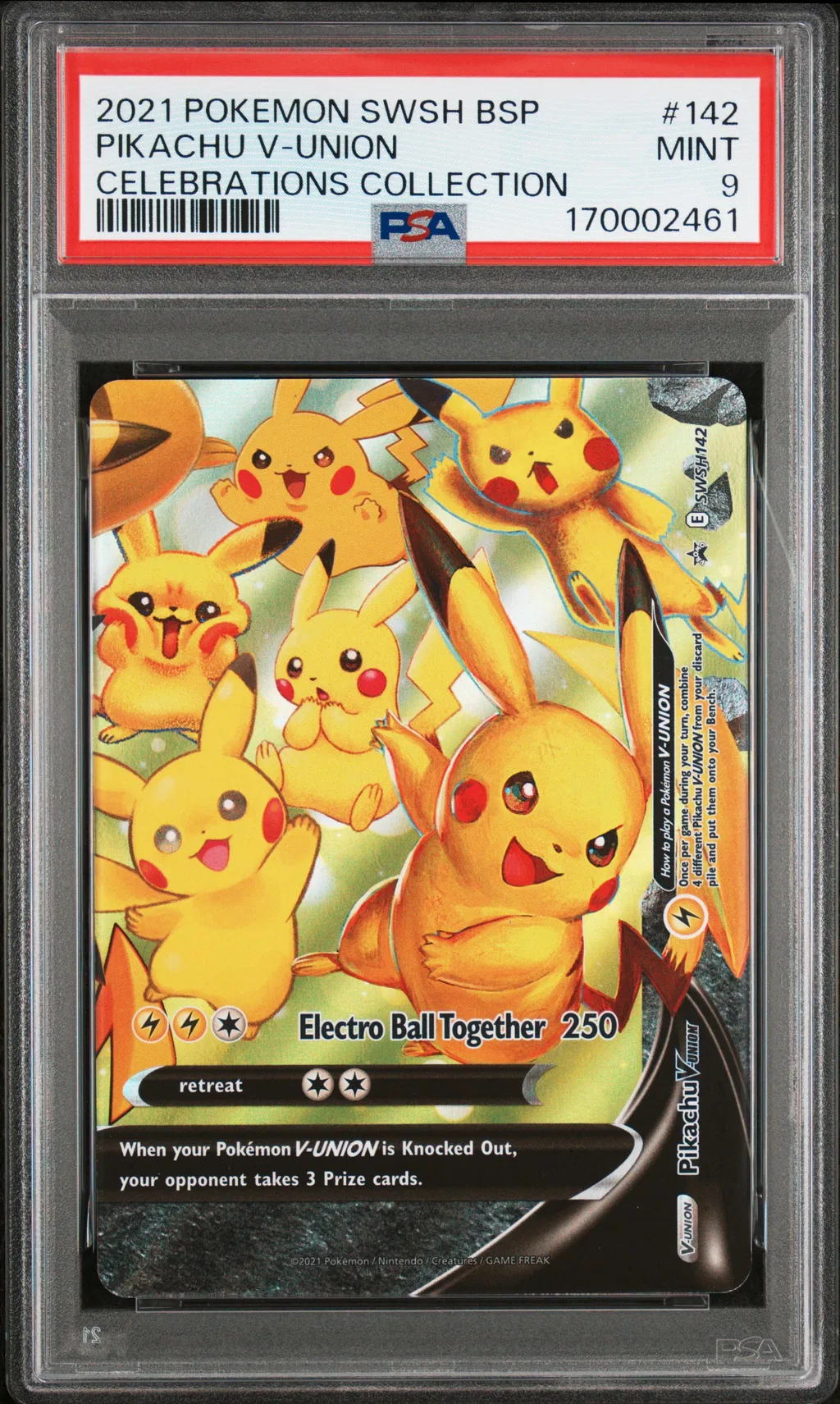 Pikachu V-Union card artwork