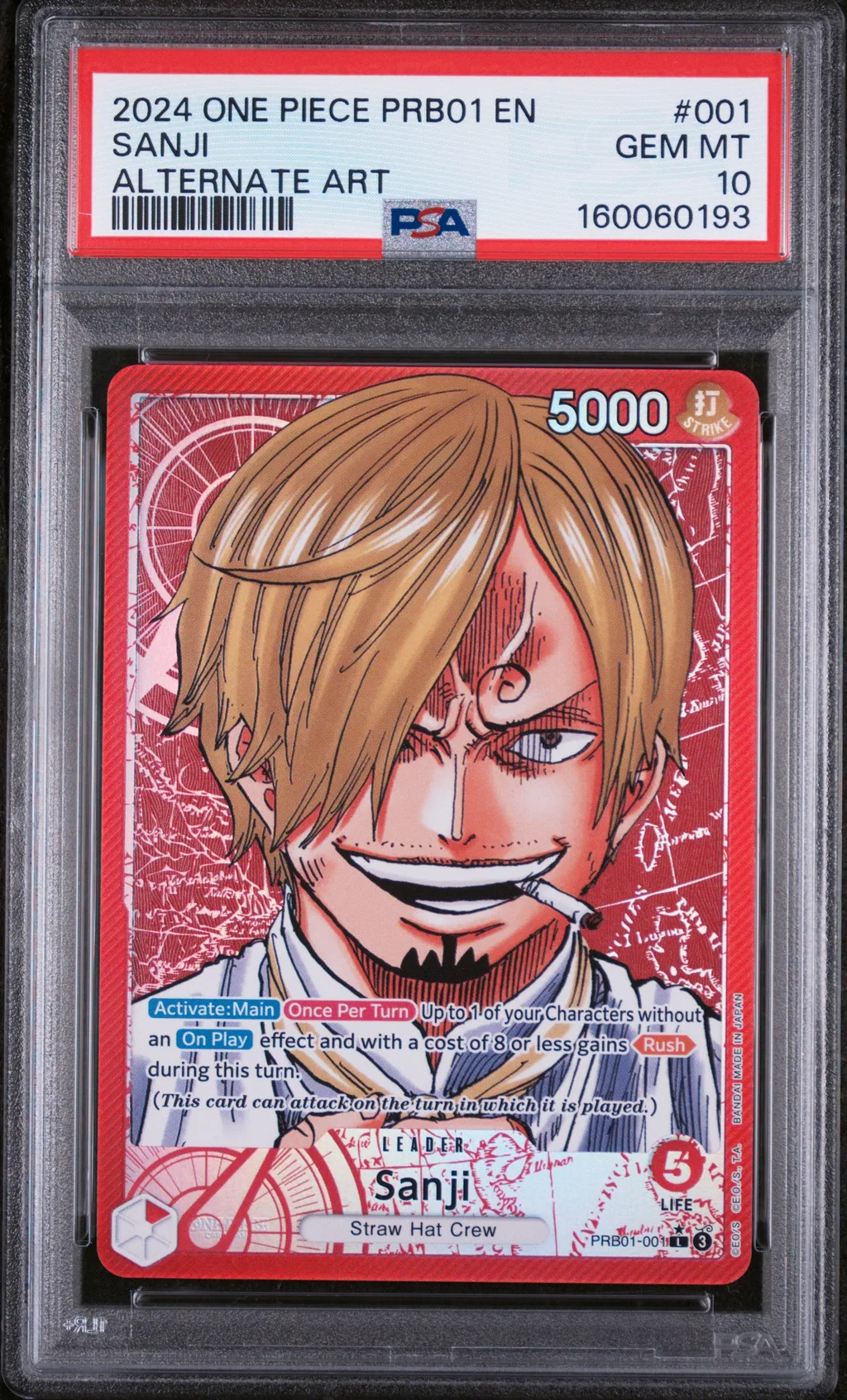 Sanji card artwork