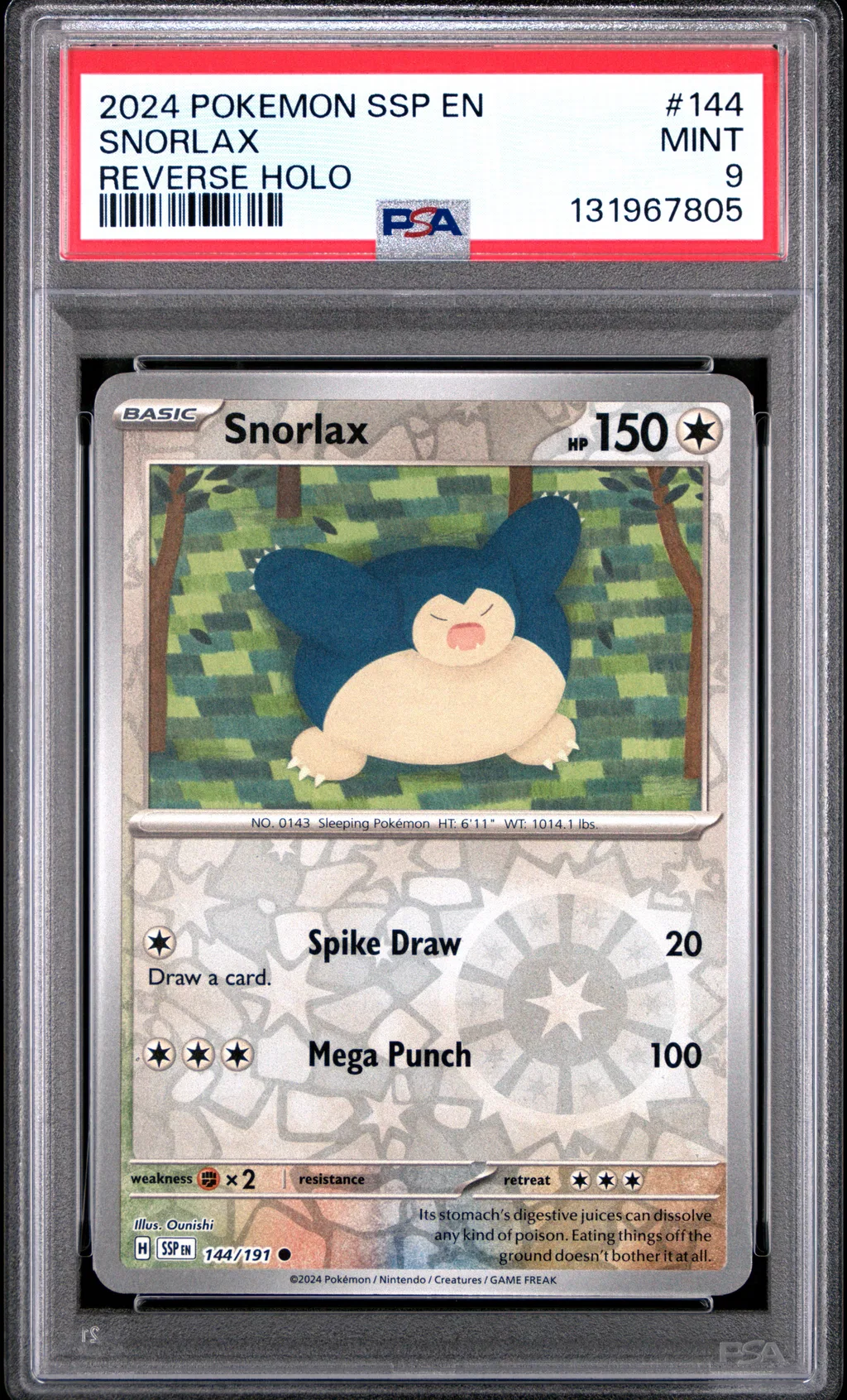 Snorlax card artwork
