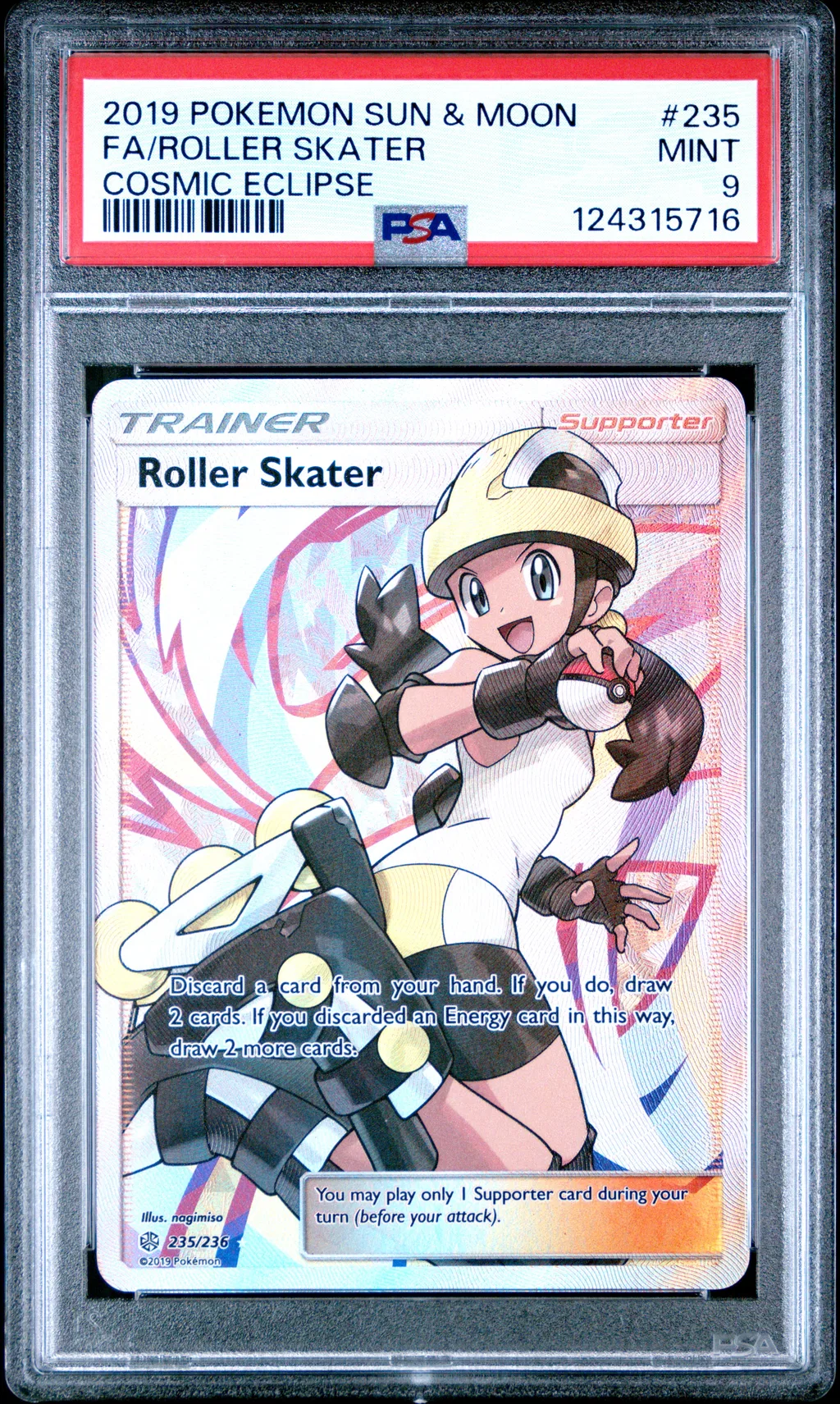 Full Art/Roller Skater card artwork