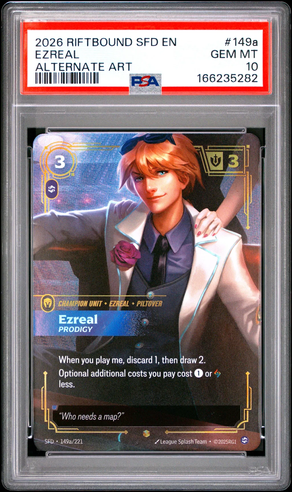 Ezreal - Prodigy card artwork