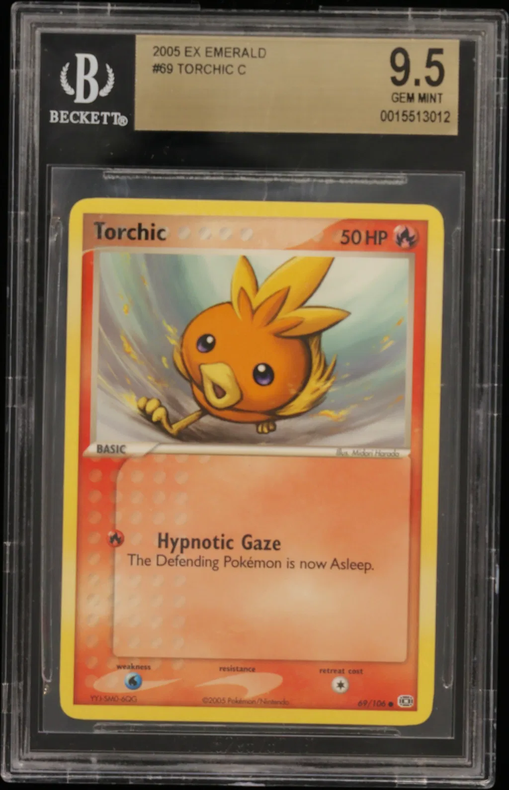 Torchic C card artwork