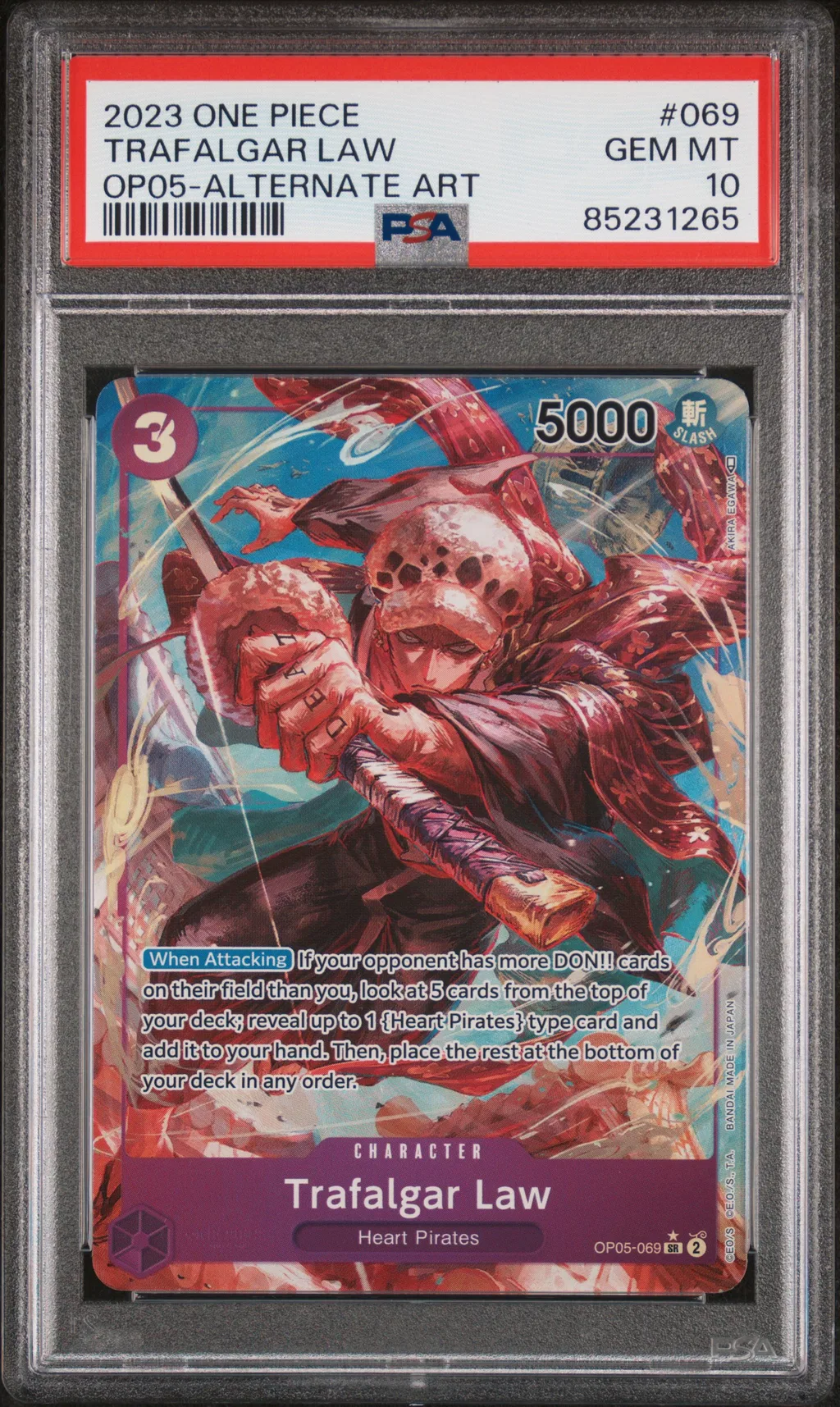Trafalgar Law card artwork
