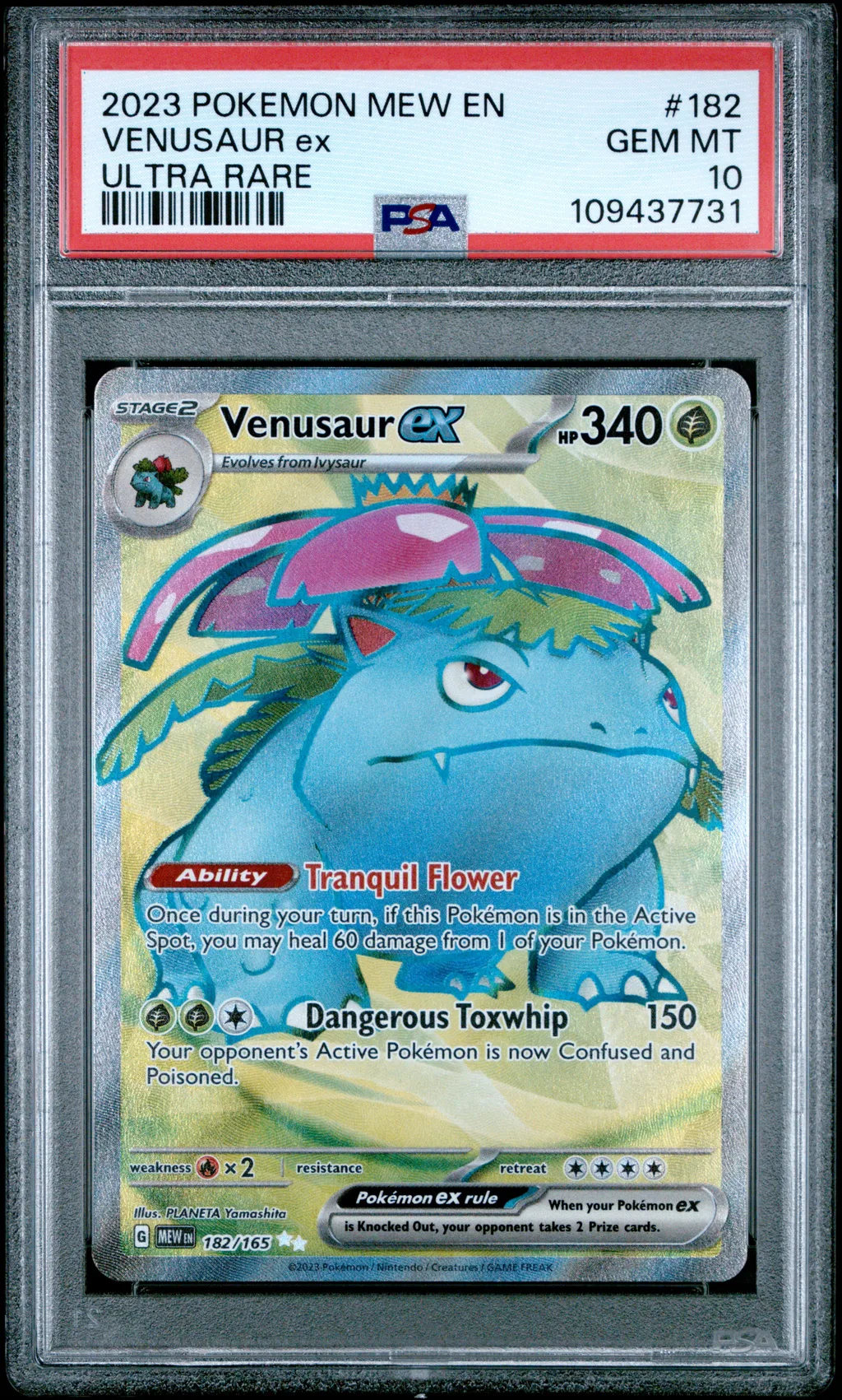 Venusaur EX card artwork
