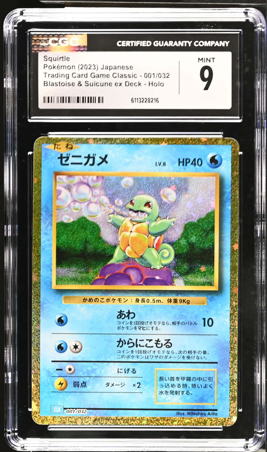 Squirtle card artwork