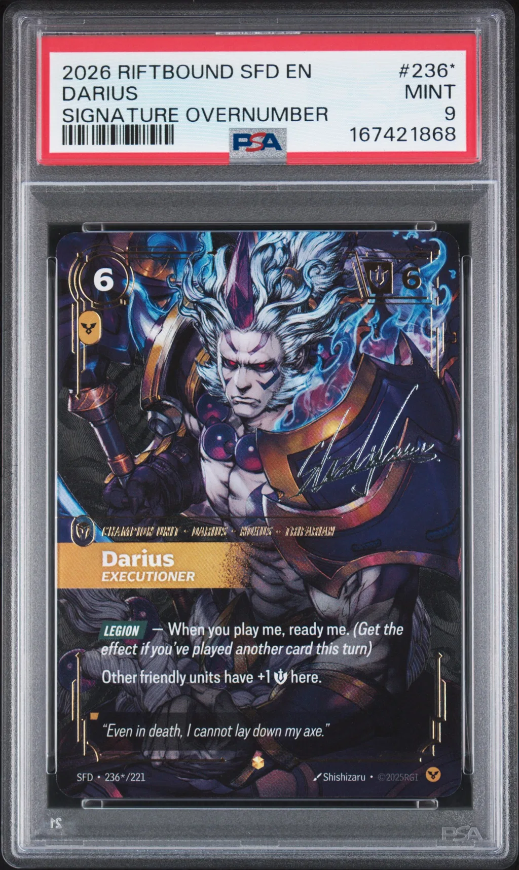 Darius - Executioner card artwork