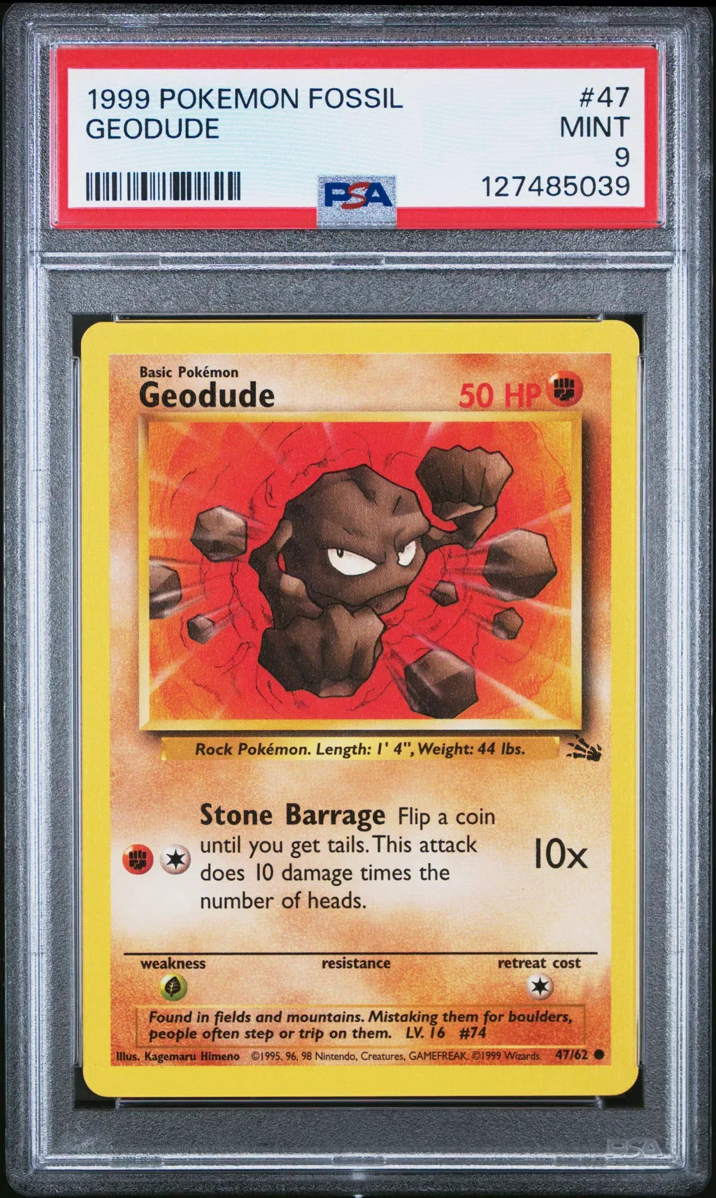 Geodude card artwork