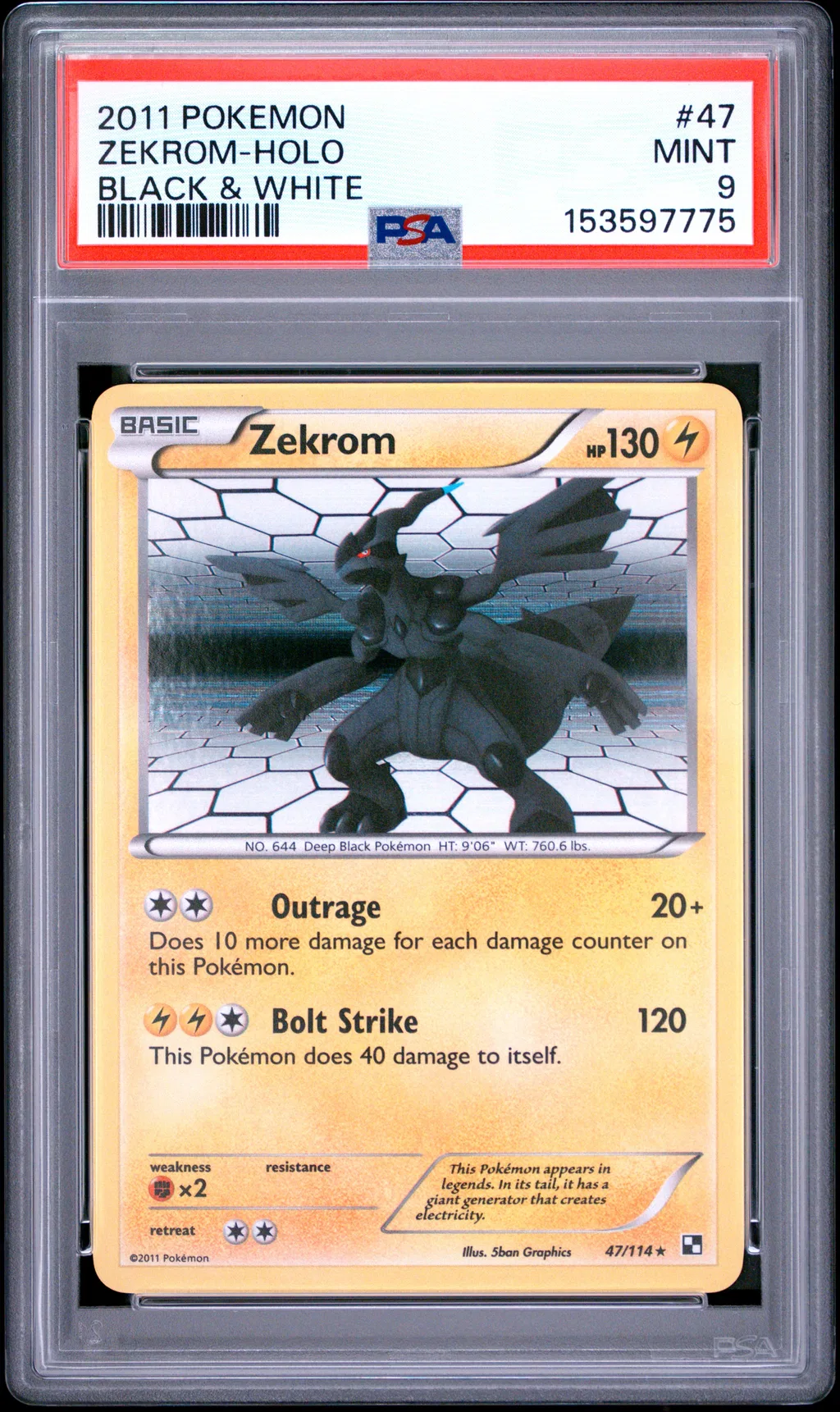 Zekrom-Holo card artwork