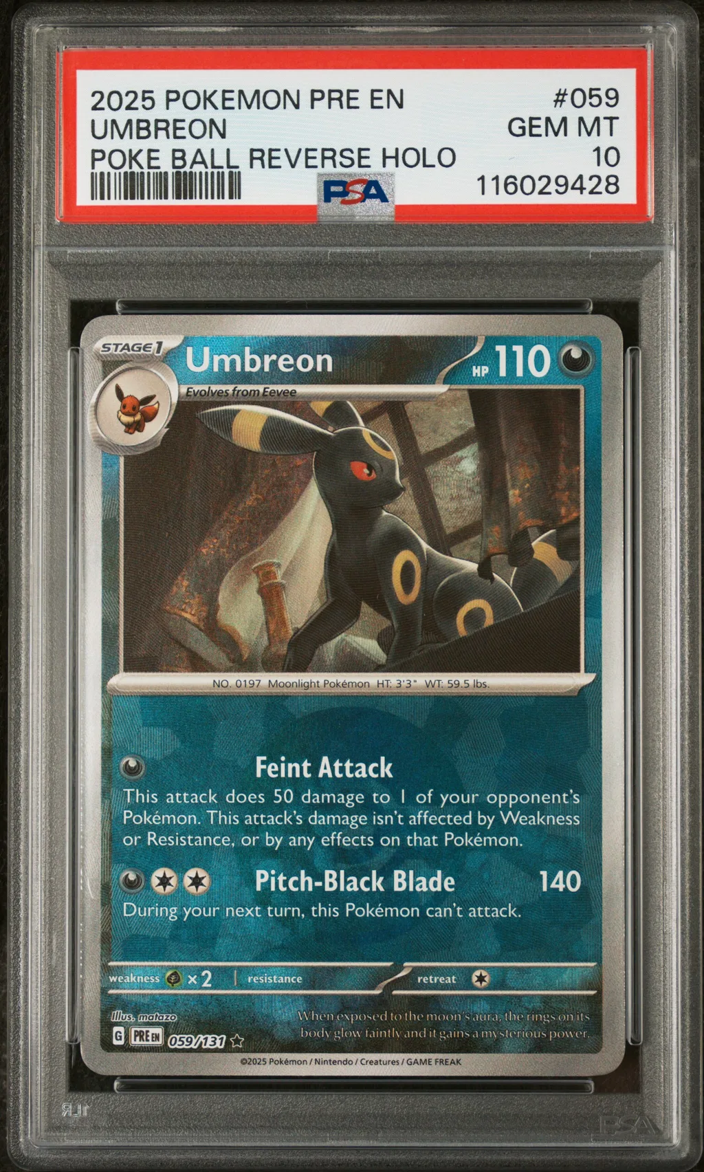 Umbreon card artwork