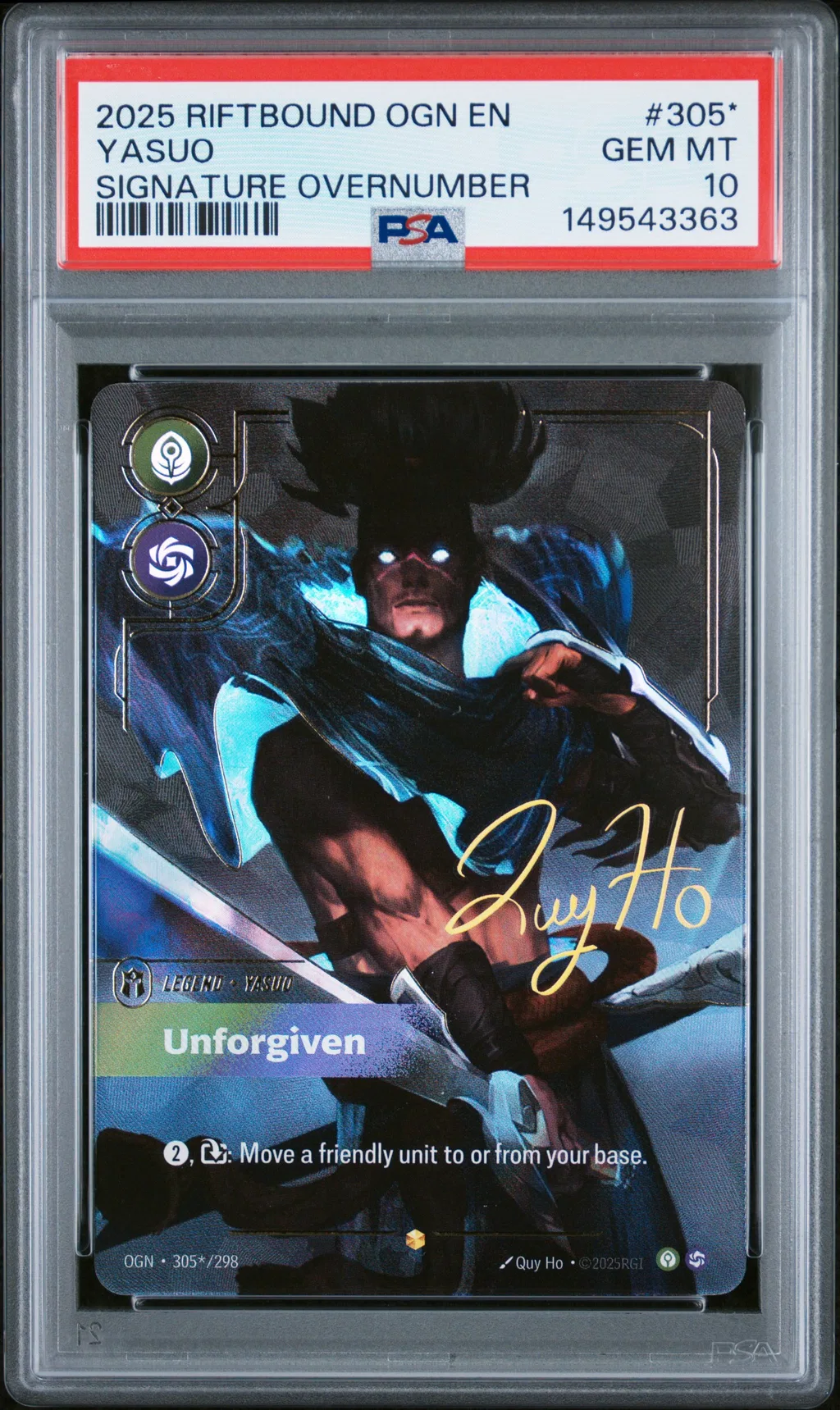 Yasuo - Unforgiven card artwork