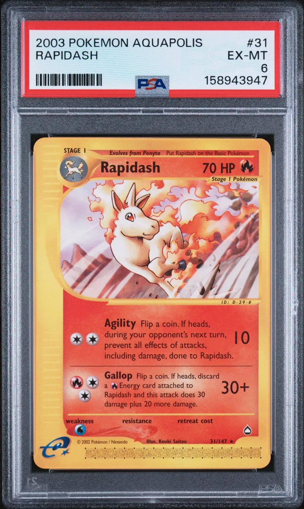 Rapidash card artwork