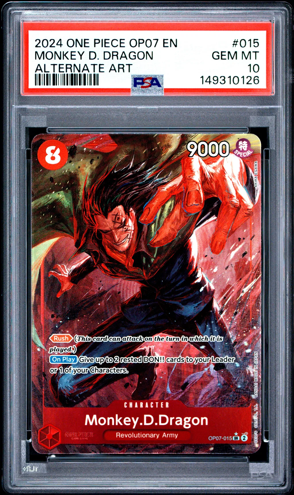 Monkey D. Dragon card artwork
