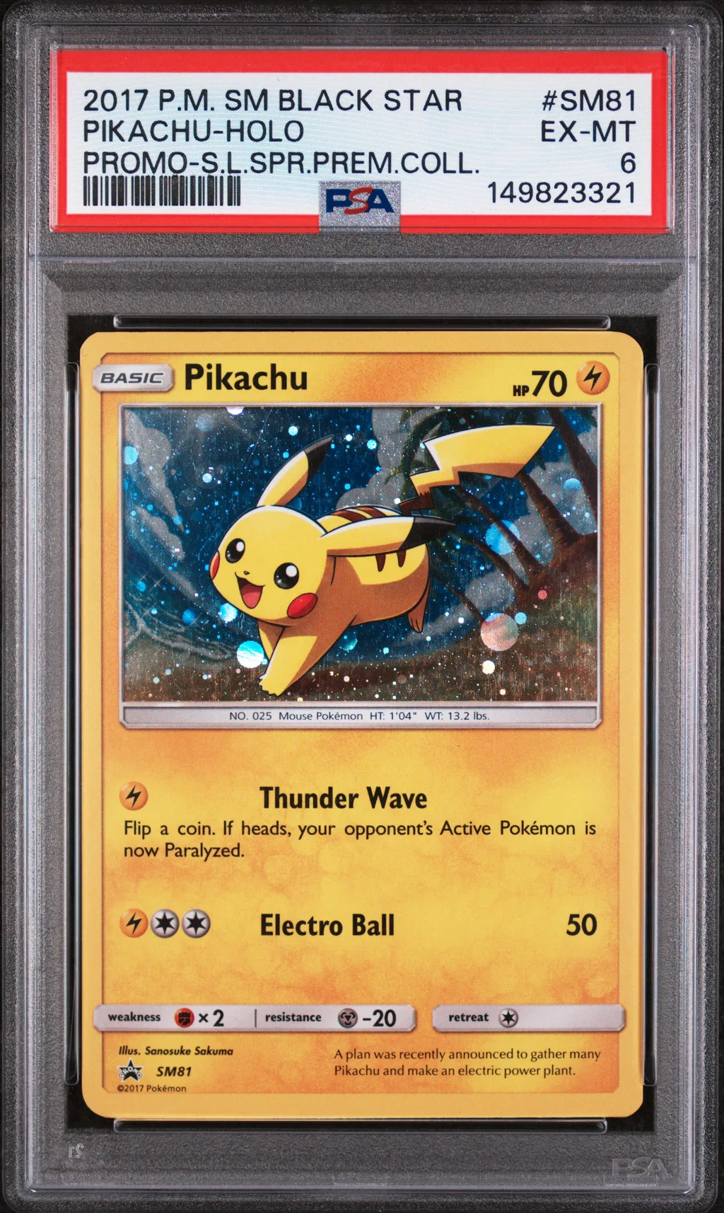Pikachu-Holo card artwork