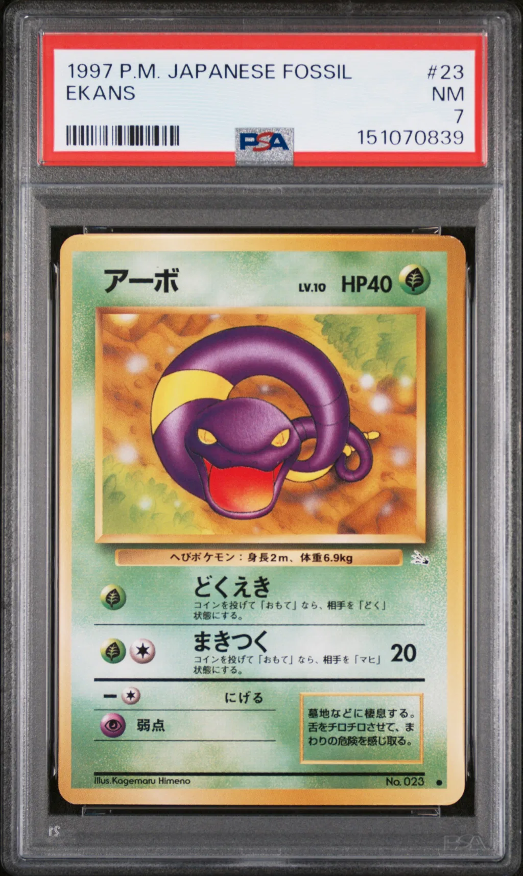 Ekans card artwork