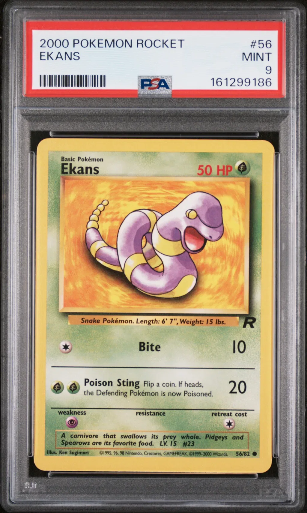 Ekans card artwork