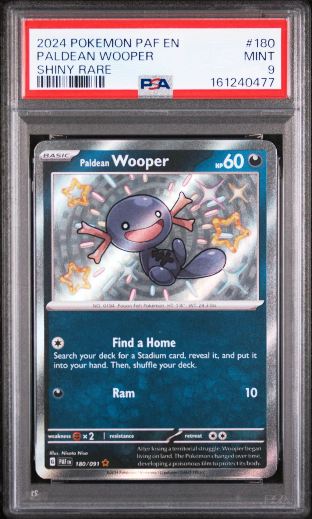 Paldean Wooper card artwork