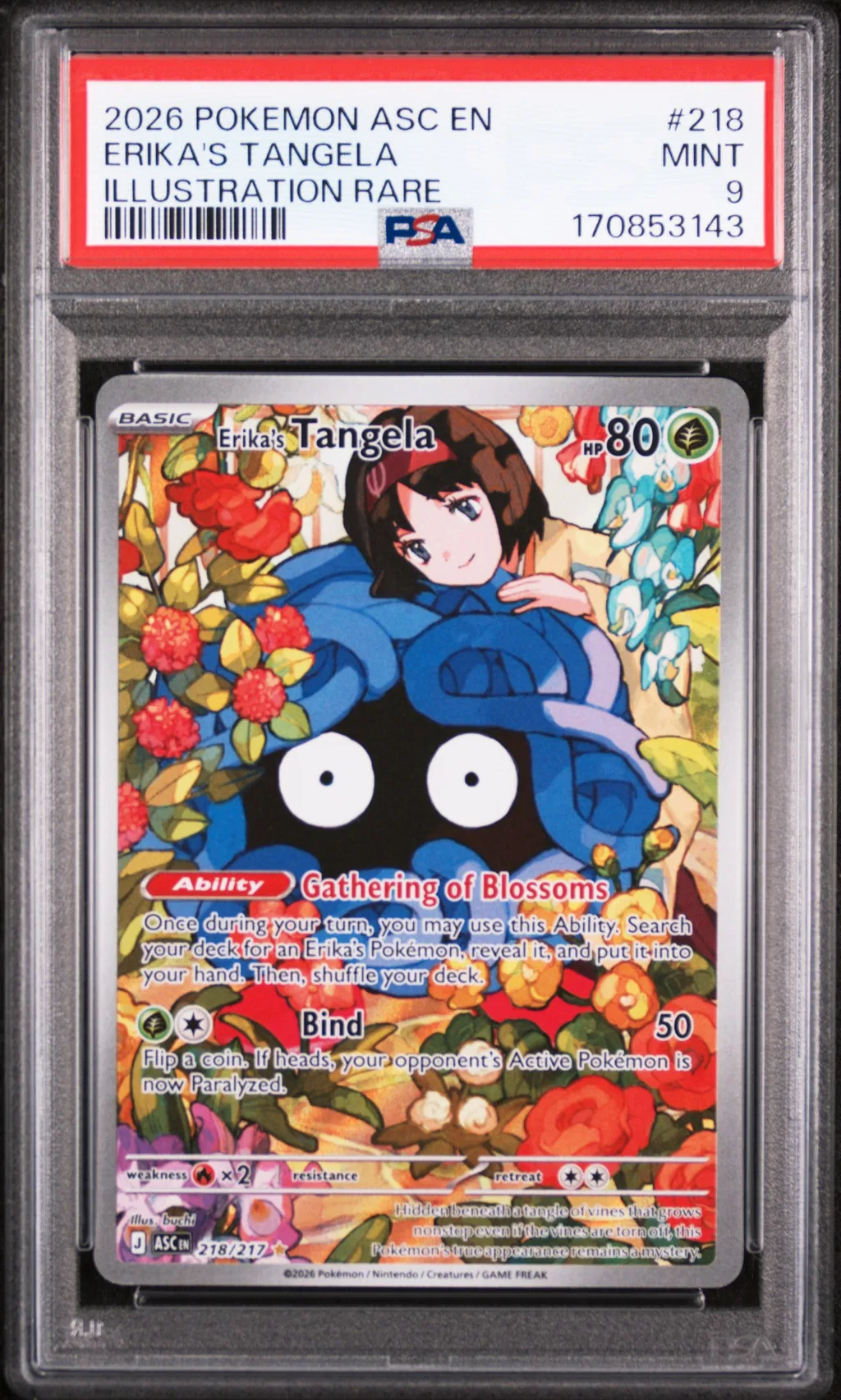 Erika's Tangela card artwork