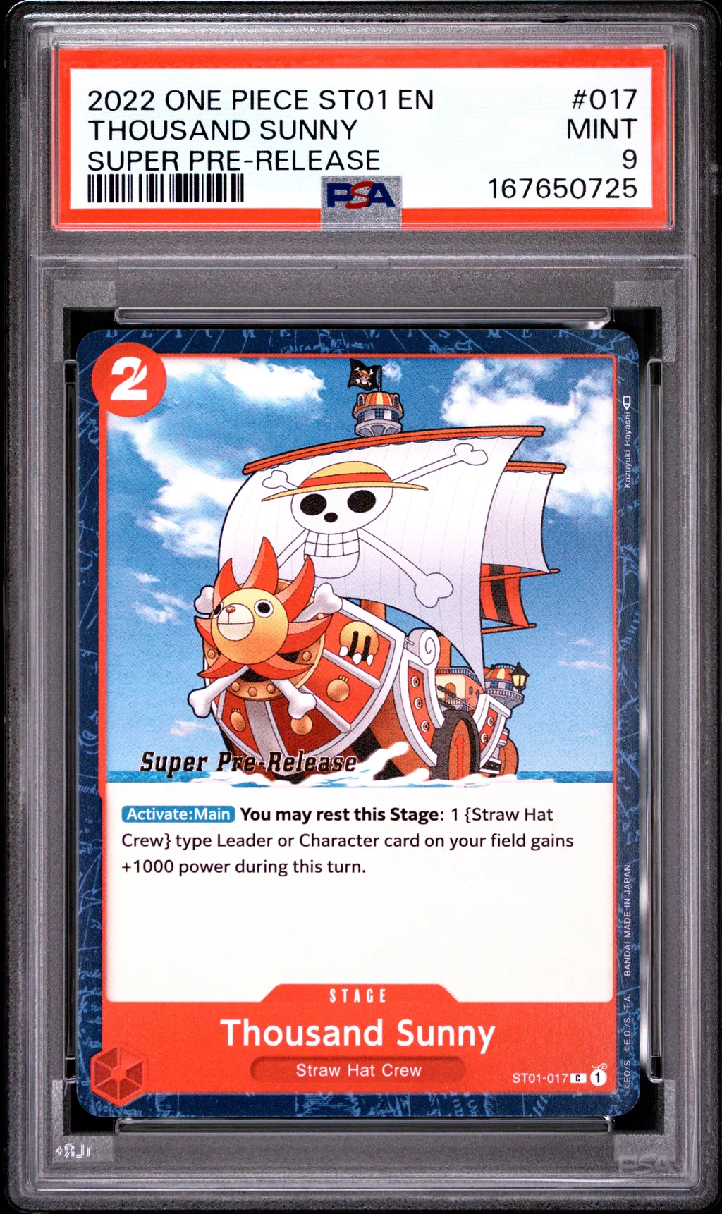 Thousand Sunny card artwork
