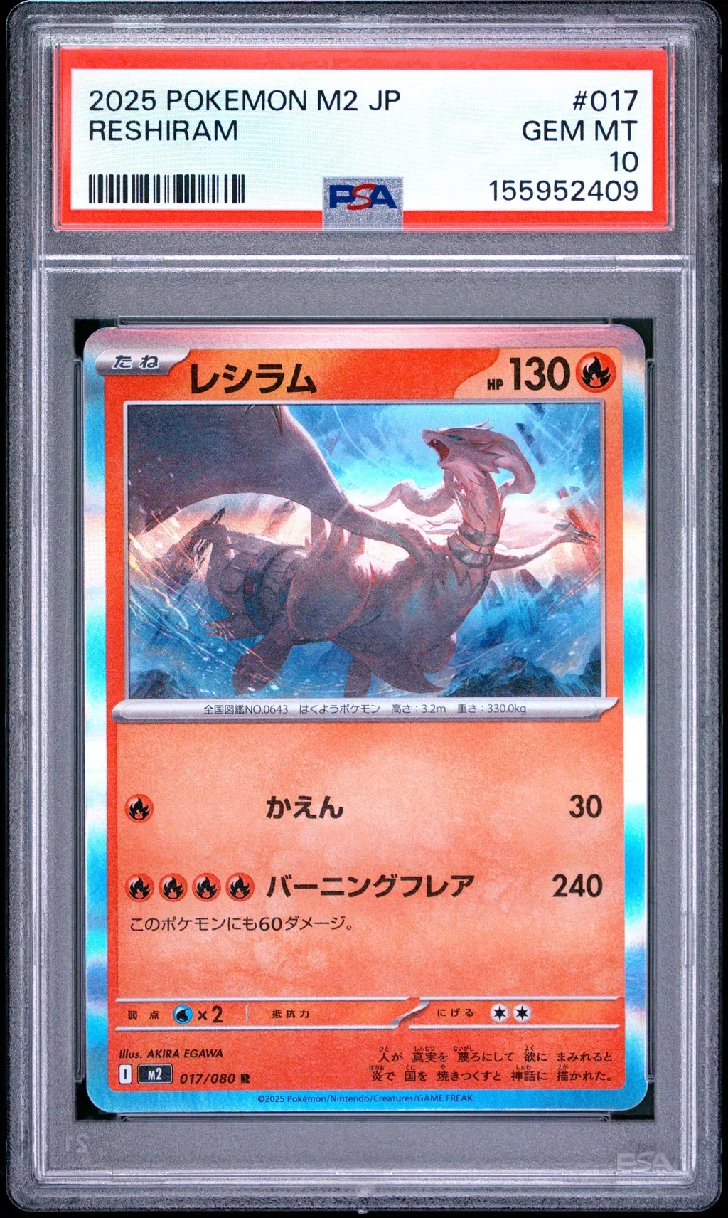 Reshiram card artwork