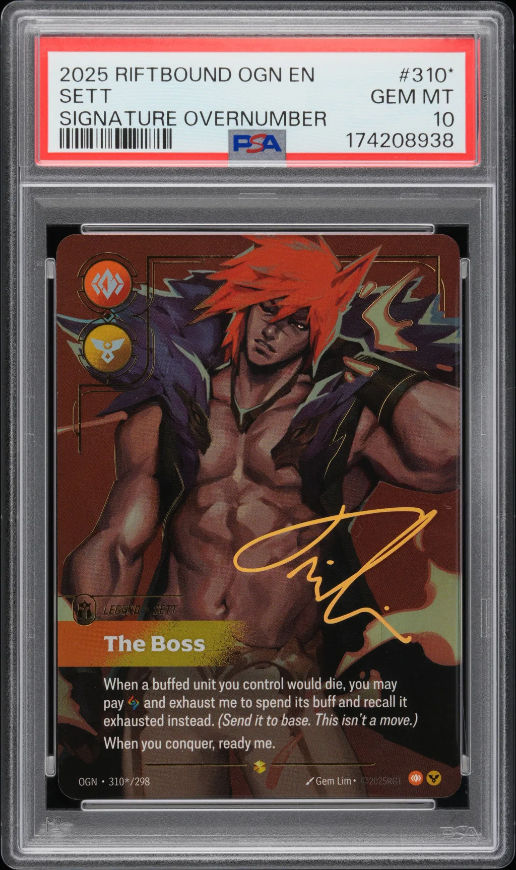 Sett - the Boss card artwork