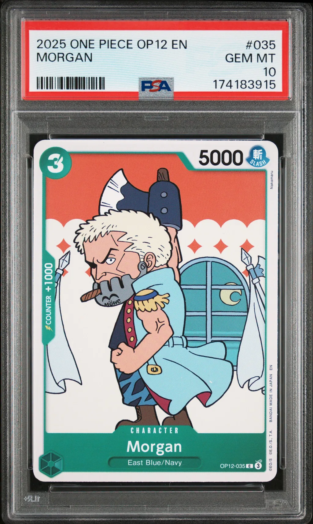 Morgan card artwork