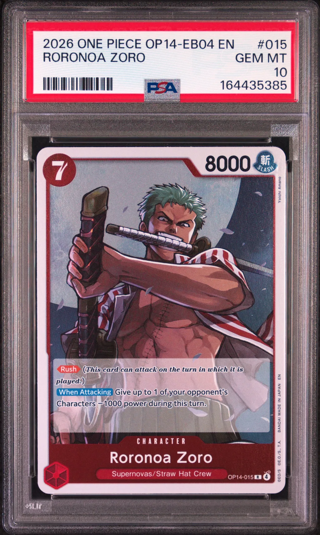 Roronoa Zoro card artwork