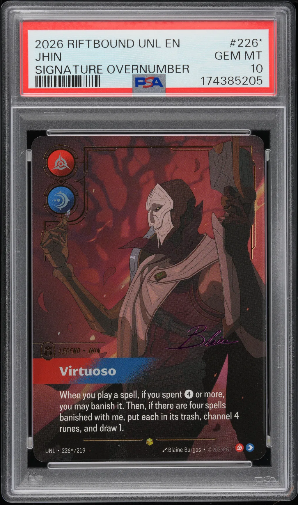 Jhin - Virtuoso card artwork