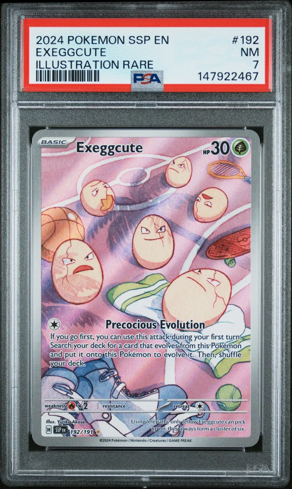 Exeggcute card artwork