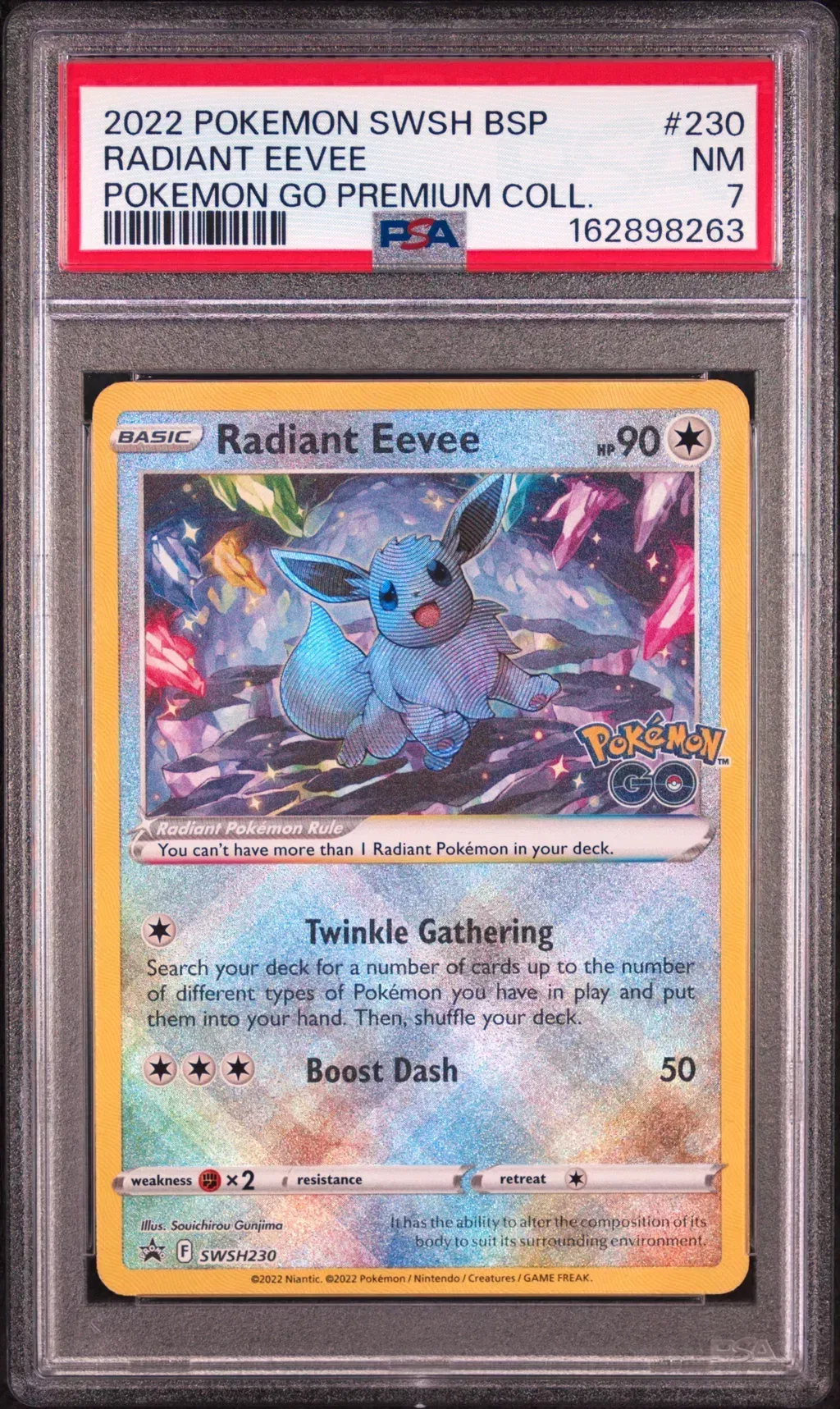 Radiant Eevee card artwork
