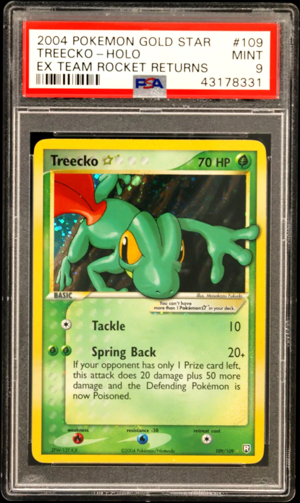 Treecko-Holo card artwork