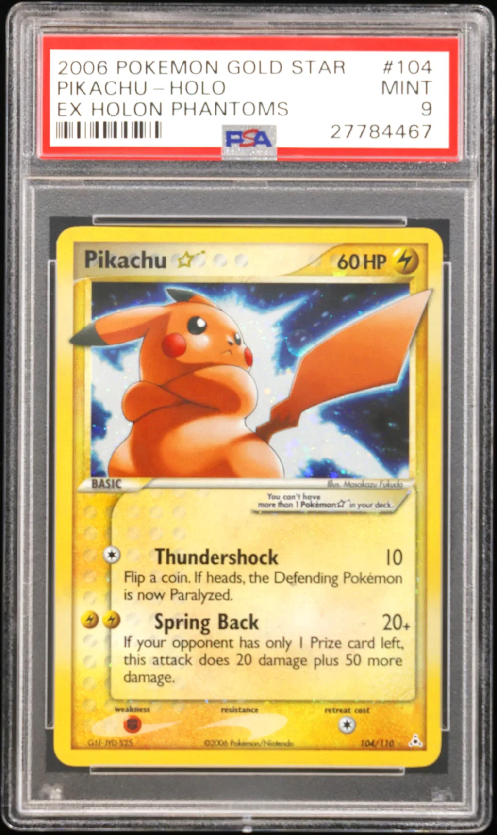 Pikachu-Holo card artwork