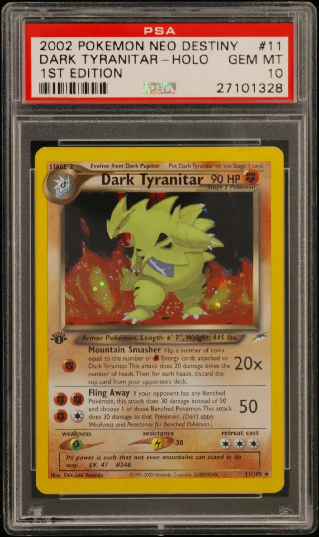 Dark Tyranitar-Holo card artwork