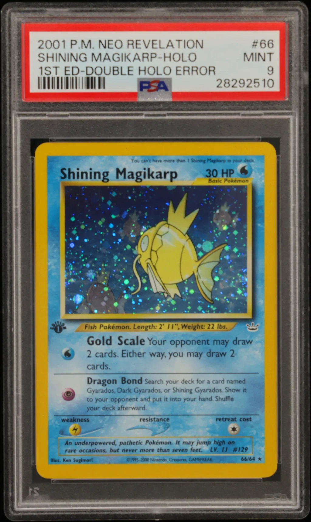 Shining Magikarp-Holo card artwork