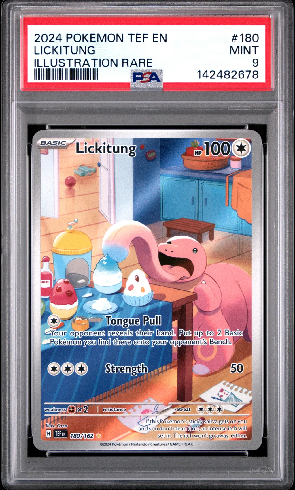 Lickitung card artwork