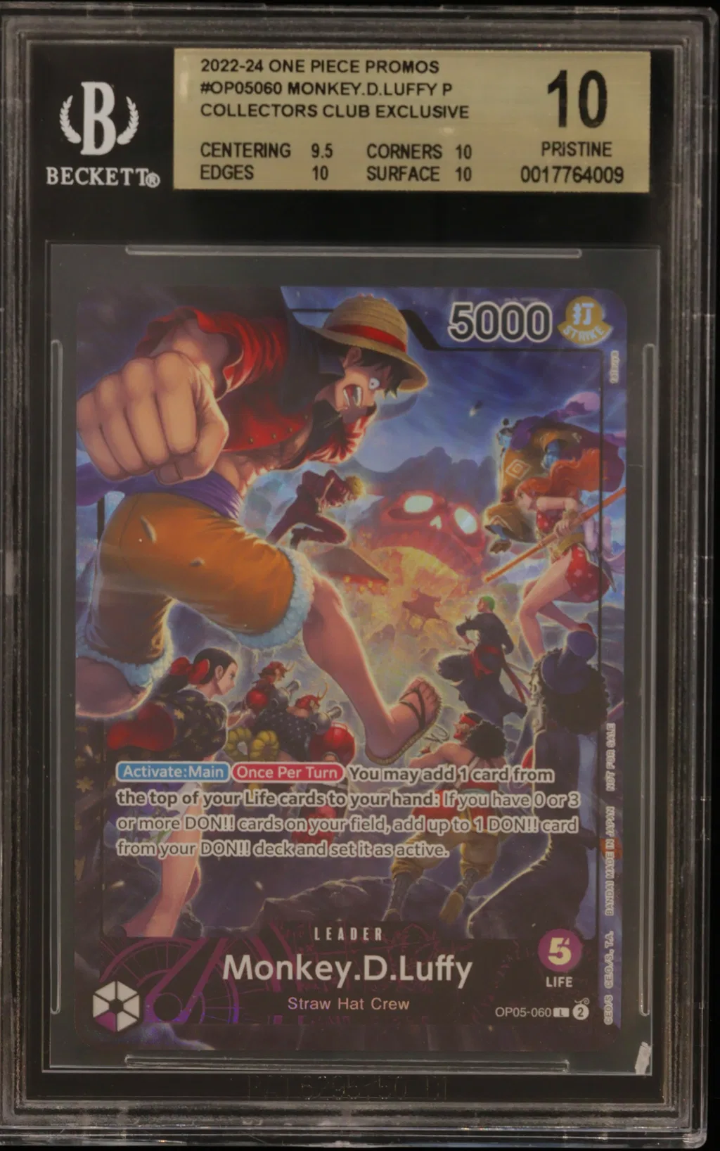 Monkey.D.Luffy L/(Collectors Club Exclusive) card artwork