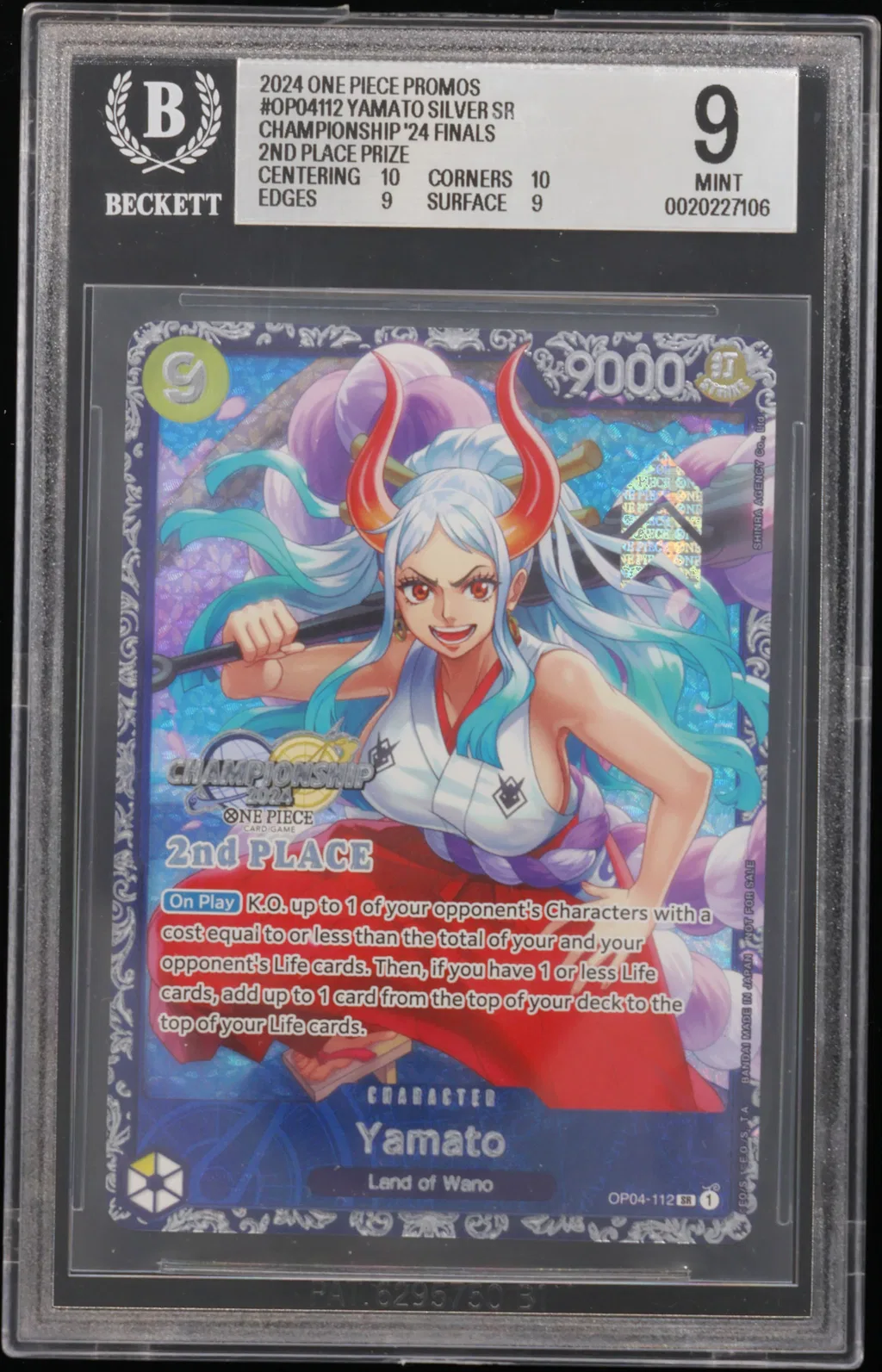 Yamato SILVER SR/(Championship '24 Finals 2nd Place Prize) card artwork