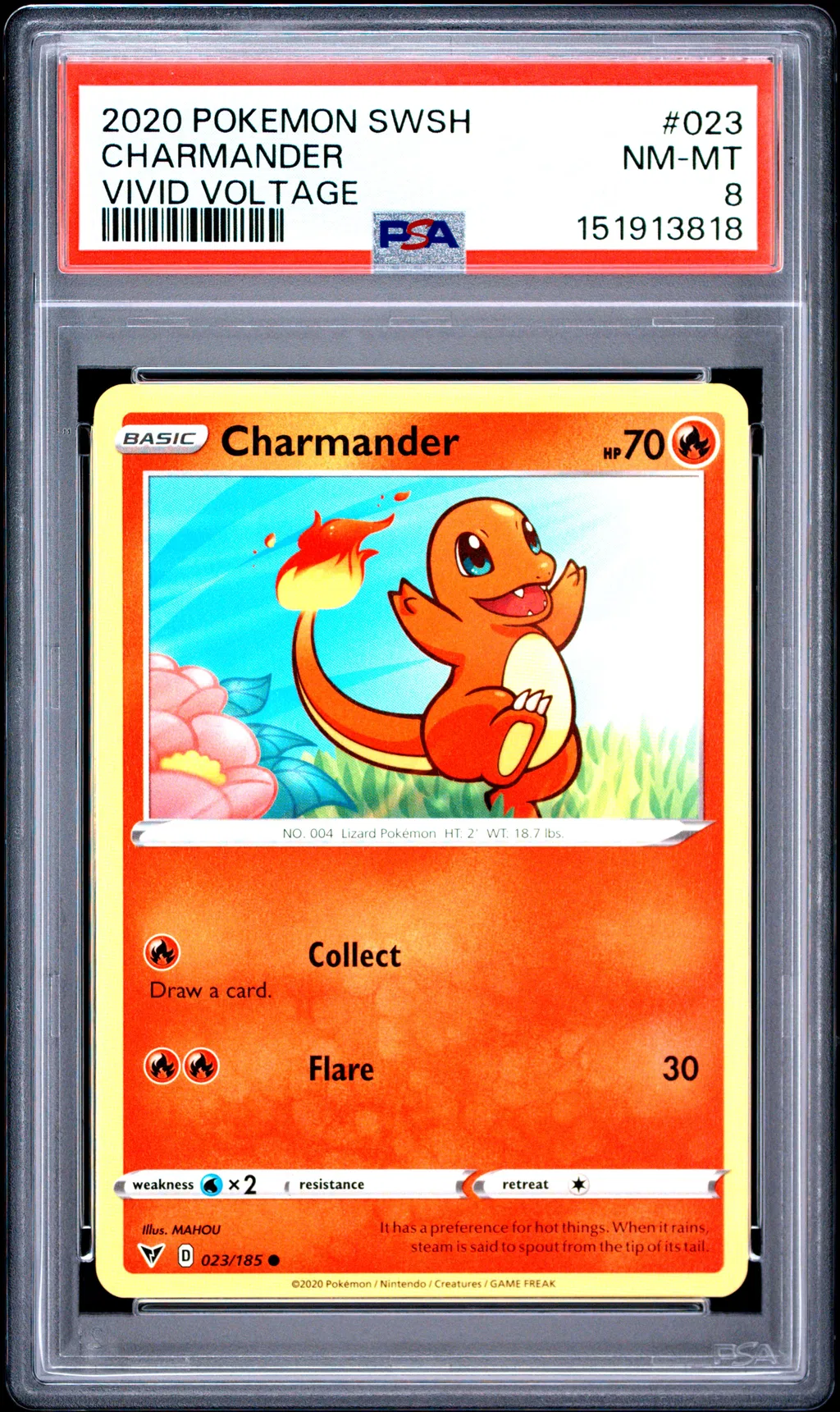 Charmander card artwork