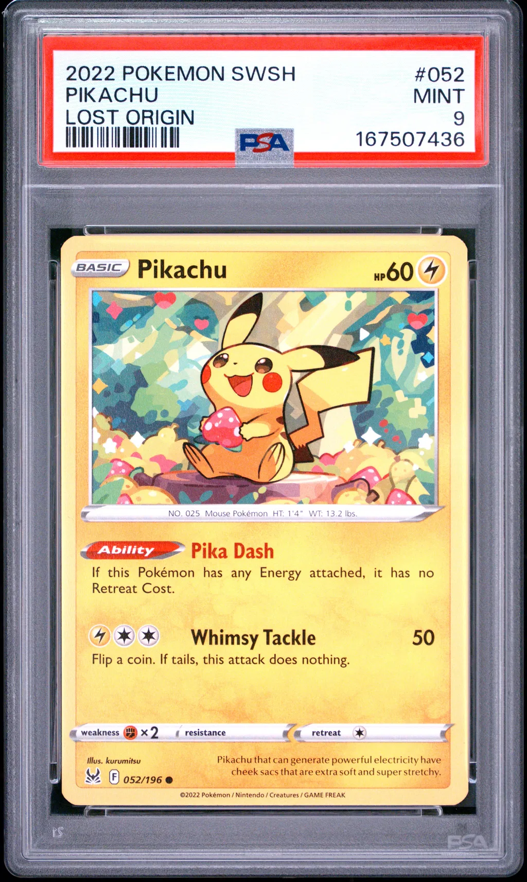 Pikachu card artwork