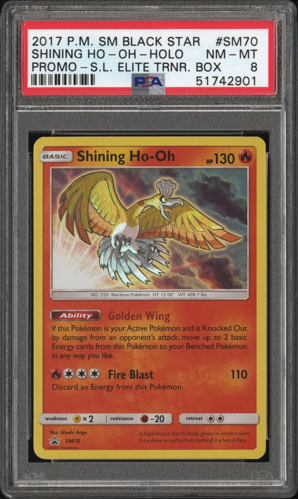 Shining HO-Oh-Holo card artwork