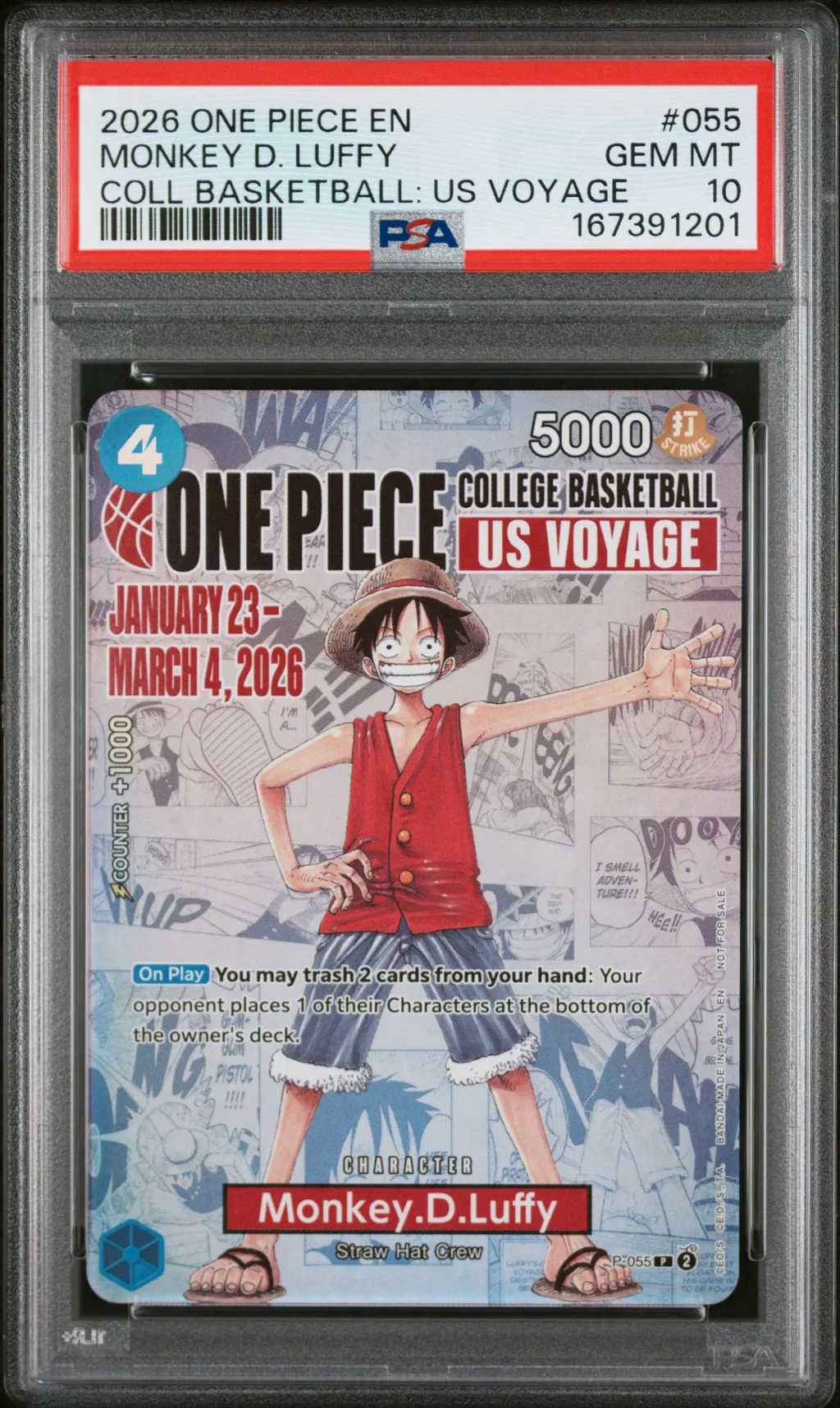 Monkey D. Luffy card artwork