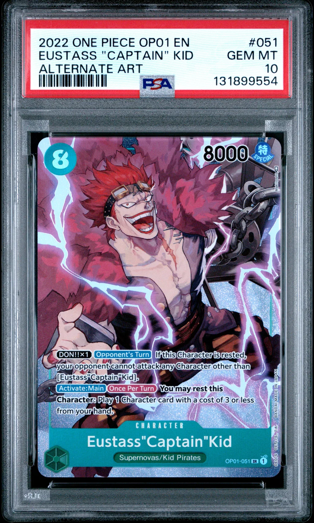 Eustass "Captain" Kid card artwork